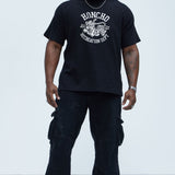 Camiseta Wild Thing Thermal Crew - Negro