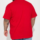 Camisa De Manga Corta I'm King - Rojo