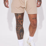 Shorts Tyson Oversize Heavyweight Sweat - Gris Pardo