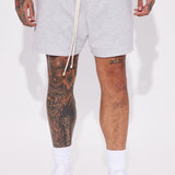 Shorts Tyson Oversize Heavyweight Sweat - Gris Suave