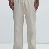 Pantalones rectos Santiago - color beige