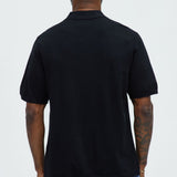 Camisa Camden Quarter Zip Sweater Polo - Negro/Combinado