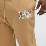 Pantalón Deportivo Tyson Heaven Sent Skinny Flare - Bronceado