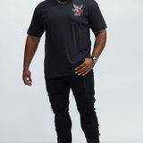 Camisa De Manga Corta Brooklyn Angels - Negro