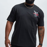 Camisa De Manga Corta Brooklyn Angels - Negro