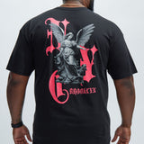 Camisa De Manga Corta Brooklyn Angels - Negro