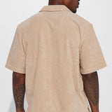 Camisa Dipped Terry Short Sleeve Cuban - Arena