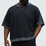 Camiseta Dirty Wash Heavyweight Boxy - Negro
