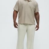Camisa Dudley Open Knit Polo - Bronceado