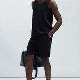 Shorts Kina Textured - Negro