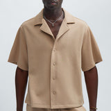 Camisa Kina Textured - Bronceado