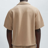 Camisa Kina Textured - Bronceado