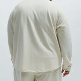 Camisa Kina Textured Long Sleeve - Hueso