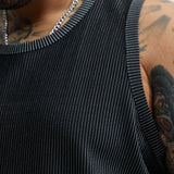 Camiseta De Tirantes Klarence - Negro/Combinado