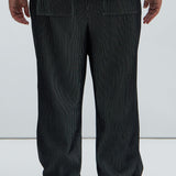 Pantalones rectos Klarence - Negro/Combinación