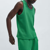 Camiseta De Tirantes Kina Textured - Verde