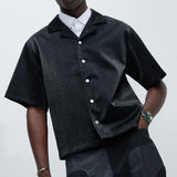 Camisa Caicos Faux Leather - Negro