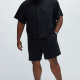 Shorts Kina Textured - Negro