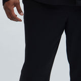 Pantalones de Punto Texturizado Kina - Negro