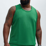 Camiseta De Tirantes Kina Textured - Verde