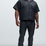 Camisa Java Quilted Nylon - Negro
