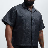 Camisa Java Quilted Nylon - Negro