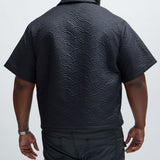 Camisa Java Quilted Nylon - Negro