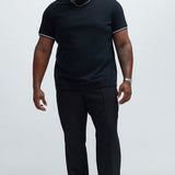 Camisa De Manga Corta Jaxon - Negro