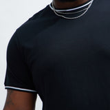 Camisa De Manga Corta Jaxon - Negro