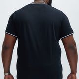 Camisa De Manga Corta Jaxon - Negro