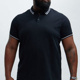 Camisa Polo Wilson Short Sleeve - Negro