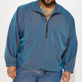 Chaleco Stormy Iridescent Nylon - Azul