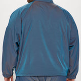 Chaleco Stormy Iridescent Nylon - Azul