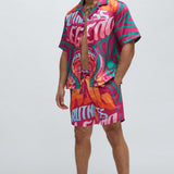 Camisa Eyes On Medusa - Fucsia/Combo