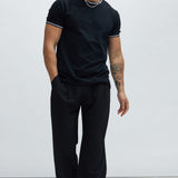 Camisa De Manga Corta Jaxon - Negro