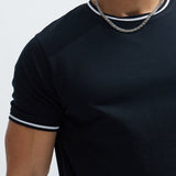 Camisa De Manga Corta Jaxon - Negro