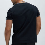 Camisa De Manga Corta Jaxon - Negro