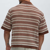 Camisa Mario Textured - Café/Combinado