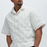 Camisa Kona Quilted Nylon - Blanco