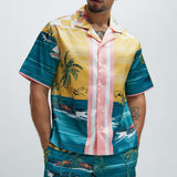 Camisa Boracay Beach - Multicolor