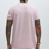 Camisa De Manga Corta Jaxon - Rosa
