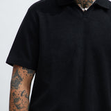 Camisa Polo Cairo Textured - Negro