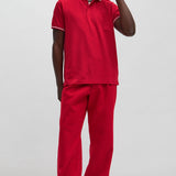 Camisa Polo Wilson Short Sleeve - Rojo