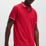 Camisa Polo Wilson Short Sleeve - Rojo