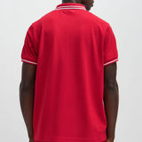 Camisa Polo Wilson Short Sleeve - Rojo