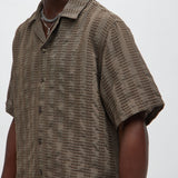 Camisa Runway Textured - Café