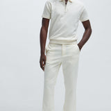 Camisa Polo Money Matters Short Sleeve - Hueso