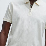 Camisa Polo Money Matters Short Sleeve - Hueso