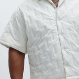 Camisa Kona Quilted Nylon - Blanco