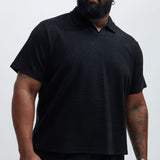 Camisa Polo Cairo Textured - Negro